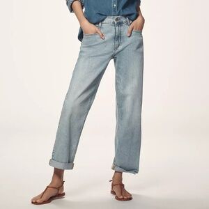Pilcro Baggy Slim Boyfriend High-Rise Relaxed Jeans